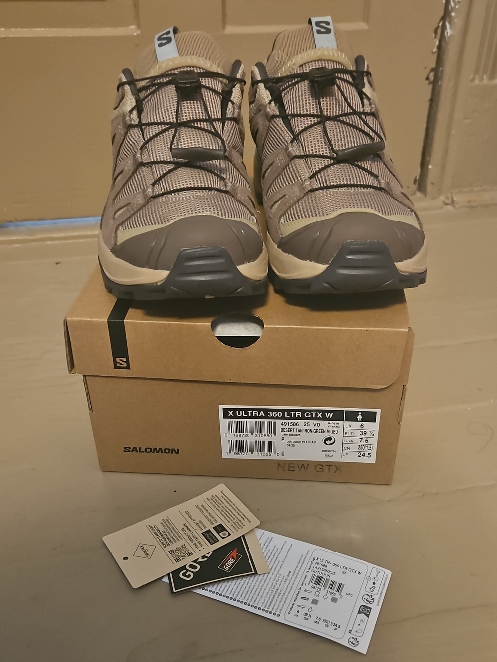 Salomon X ULTRA 360 LEATHER GORE-TEX Womens 7.5 - Picture 1 of 5